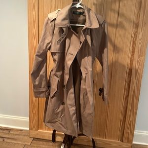 Lauren by Ralph Lauren Khaki Trench Coat